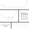 66 Full Size Chevy Cnvt Power Disc Conversion Complete Brake Line Kit 24 Pcs. - image 1