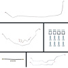 68 Full Size Chevy Cnvt Power Disc Conversion Complete Brake Line Kit 24 Pcs. - image 1