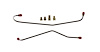 57 Fuel Injection - Fuel Pump to Carb. Line - Stainless - image 1
