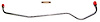 58 -61 348 4BBL w/o A/C - Fuel Pump to Carb. Line Stainless - image 1