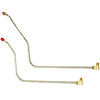 65 -66 396 Quadrajet - Fuel Pump to Carb. Line - Stainless 2 Pcs. - image 1