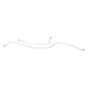 58 All Cars - Rear Axle Brake Lines 2 Pcs. - image 1