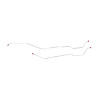 Rear Axle Brake Lines 1965-66 Bel Air, Biscayne, Impala - image 1