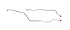 67 -70 Full Size Chevy w/ Rear Disc Conversion - Stainless 2 Pcs. - image 1