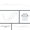 55 Full Size Chevy Manual Disc Conversion Complete Brake Line Kit 26 Pcs. Stainless - image 1