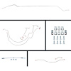 57 Full Size Chevy 4 Wheel Manual Disc Conversion Complete Brake Line Kit 26 Pcs. Stainless - image 1