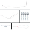 66 Full Size Chevy Manual Disc Conversion Complete Brake Line Kit 24 Pcs. Stainless - image 1