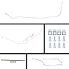 67 Full Size Chevy Manual 4 Wheel Disc Conversion Complete Brake Line Kit 24 Pcs. Stainless - image 1