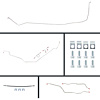 68 Full Size Chevy Manual 4 Wheel Disc Conversion Complete Brake Line Kit 24 Pcs. Stainless - image 1