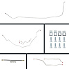 67 Full Size Chevy Power 4 Wheel Disc Conversion Complete Brake Line Kit 24 Pcs. Stainless - image 1