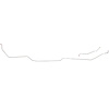 68 -72 Hardtop w/ Disc Conv. - Front to Rear Brake Lines 3 Pcs. - image 1