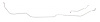 68 -72 Hardtop w/ Disc Conv. - Front to Rear Brake Lines - Stainless 3 Pcs. - image 1