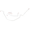 64 -67 w/ Disc Conv. - Front Brake Line Kit 4 Pcs. - image 1