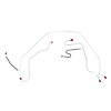 67 Malibu Pwr. Drum - Front Brake Line Kit 4 Pcs. - image 1