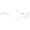 67 SS Pwr. Drum - Front Brake Line Kit 4 Pcs. - image 1