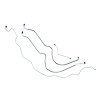 75 -76 Pwr. Disc - Front Brake Line Kit 4 Pcs. - image 1