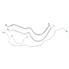 Front Brake Line Kit 1978-79 Chevy Chevelle, El Camino, Malibu - image 1