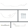 69 Chevelle Manual Disc Conversion Complete Brake Line Kit 26 Pcs. - image 1