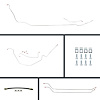 64 Chevelle Cnvt Power Disc Conversion Complete Brake Line Kit 26 Pcs. - image 1