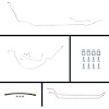 65 Chevelle Cnvt Power Disc Conversion Complete Brake Line Kit 26 Pcs. - image 1