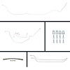 65 Chevelle Power Disc Conversion Complete Brake Line Kit 26 Pcs. - image 1