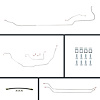 68 Chevelle Cnvt Power Disc Conversion Complete Brake Line Kit 26 Pcs. - image 1