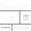 Power Disc Conversion Complete Brake Line Kit 68 Chevelle Hardtop 26 Pcs. - image 1