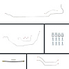 4-Wheel Disc Brake Conversion Complete Brake Line Kit 1969-1972 Chevy Chevelle