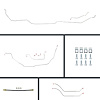 Complete Power Disc Conversion Brake Line Kit 1969-72 Chevelle Hardtop 26 Pieces
