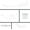71 Chevelle Cnvt Power 4 Wheel Disc Conversion Complete Brake Line Kit 26 Pcs. - image 1