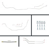 71 Chevelle Power Disc Conversion Complete Brake Line Kit 26 Pcs. - image 1
