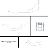 65 Chevelle Cnvt Manual 4 Wheel Disc Conversion Complete Brake Line Kit 26 Pcs. Stainless - image 1