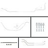 68 Chevelle Cnvt Manual Disc Conversion Complete Brake Line Kit 26 Pcs. Stainless - image 1