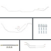68 Chevelle Manual Disc Conversion Complete Brake Line Kit 26 Pcs. Stainless - image 1