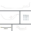 69 Chevelle Cnvt Manual 4 Wheel Disc Conversion Complete Brake Line Kit 26 Pcs. Stainless - image 1