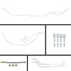 69 Chevelle Manual Disc Conversion Complete Brake Line Kit 26 Pcs. Stainless - image 1