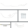 69 Chevelle Manual 4 Wheel Disc Conversion Complete Brake Line Kit 26 Pcs. Stainless - image 1