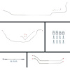 71 Chevelle Cnvt Manual Disc Conversion Complete Brake Line Kit 26 Pcs. Stainless - image 1