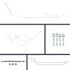 64 Chevelle Cnvt Power Disc Conversion Complete Brake Line Kit 26 Pcs. Stainless - image 1