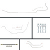 Stainless Steel Power Brake Line Kit Front Disc/Rear Disc - image 1