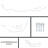 68 Chevelle Power 4 Wheel Disc Conversion Complete Brake Line Kit 26 Pcs. Stainless - image 1