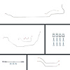 69 Chevelle Cnvt Power 4 Wheel Disc Conversion Complete Brake Line Kit 26 Pcs. Stainless - image 1