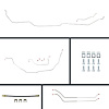 CSP69H2 Power Front Disc Brake Conversion Brake Line Kit for 1969-1970 Chevrolet Chevelle [Stainless] - image 1