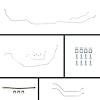 4 Wheel Disc Conversion Complete Brake Line Kit 1969-1972 Chevelle - image 1
