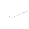 68 -69 Convt. 3/8 - Front to Rear Fuel Line 2 Pcs. - image 1