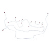 67 Pwr. Disc - Front Brake Line Kit 8 Pcs. - image 1