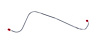 66 390 4 BBL - Fuel Pump to Carb. Line - Stainless - image 1