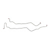 66 -69 B.B. w/ C6 - Front to Rear Fuel Lines 2 Pcs. - image 1