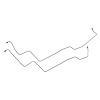 70 B.B. w/ C6 - Trans. Cooler Lines 2 Pcs. - image 1