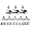 70 -74 3/8 5/16 and 1/4 - Fuel Clip Set - image 1